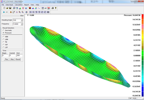 Example of Wave load calculation