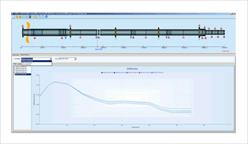 An example of alignment calculation considering thermal expansion