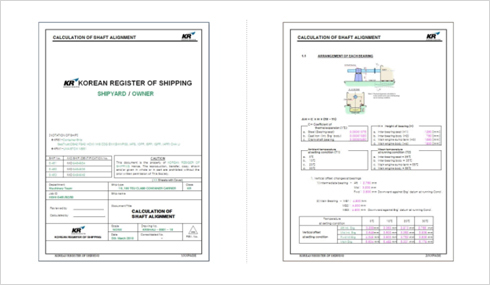 An example of auto-generated calculation report