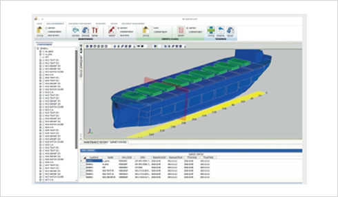 Hull thickness data management