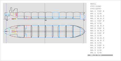 Tanks Arrangement of 161K Bulk Carrier