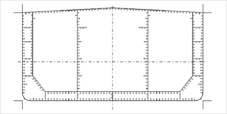 Midship Section of VLCC